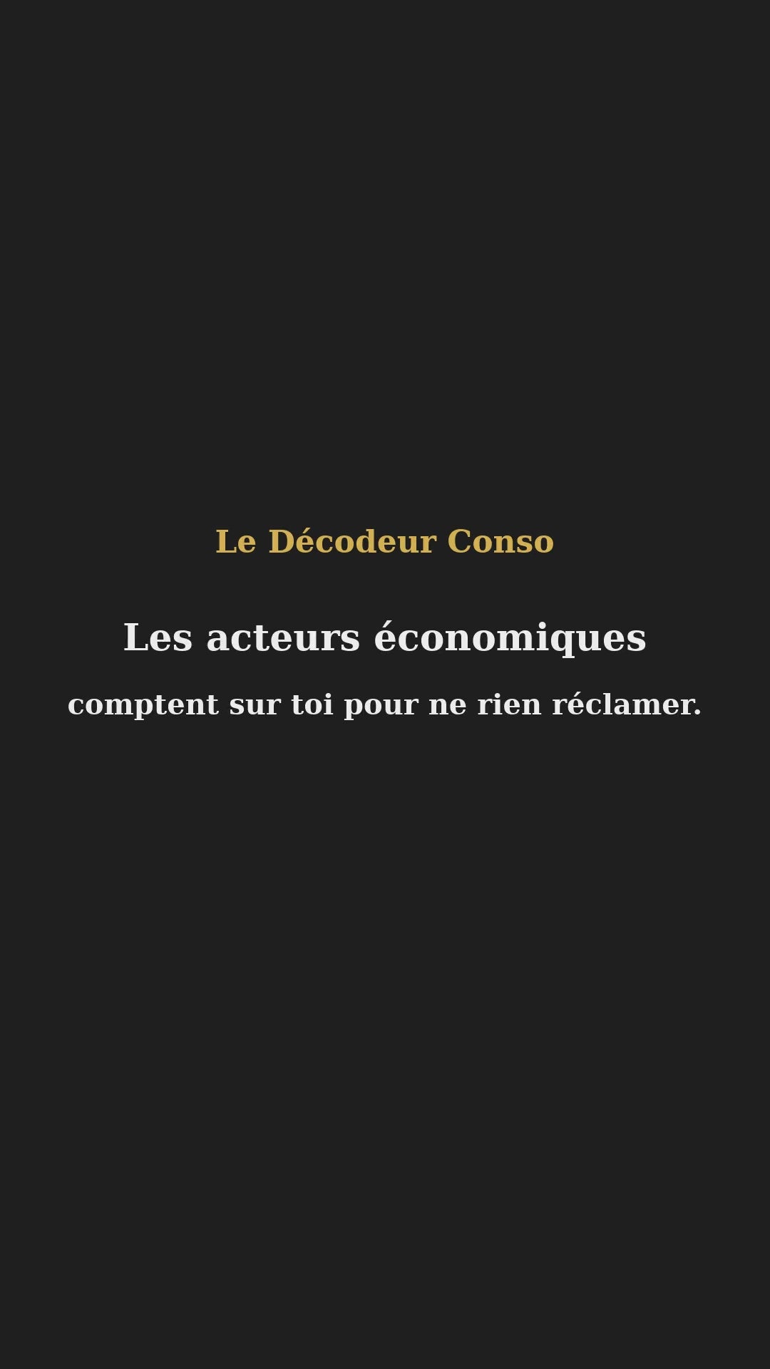 Décodeur consommation